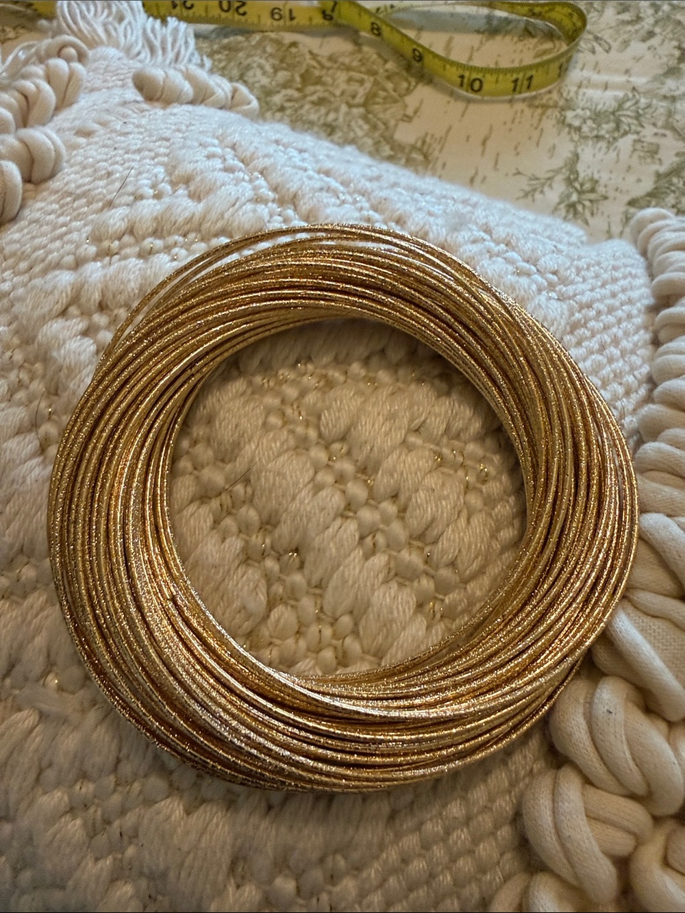 Gold Dancing Multi-Strand Women’s Bangle Bracelets
